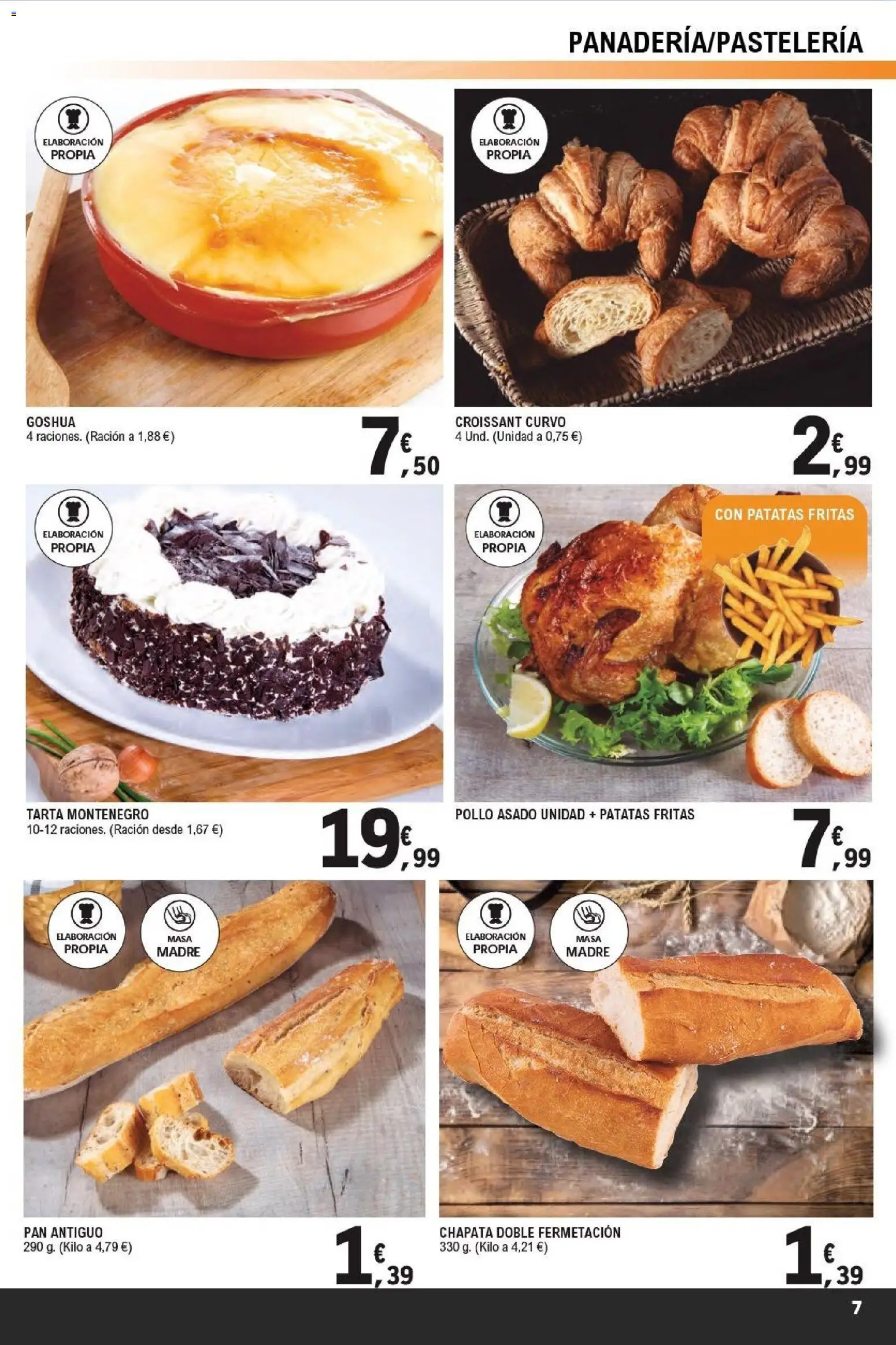 E.Leclerc Productos Estrella │ válido desde el 15.04.2026 | Página: 7 | Productos: Pan, Croissant