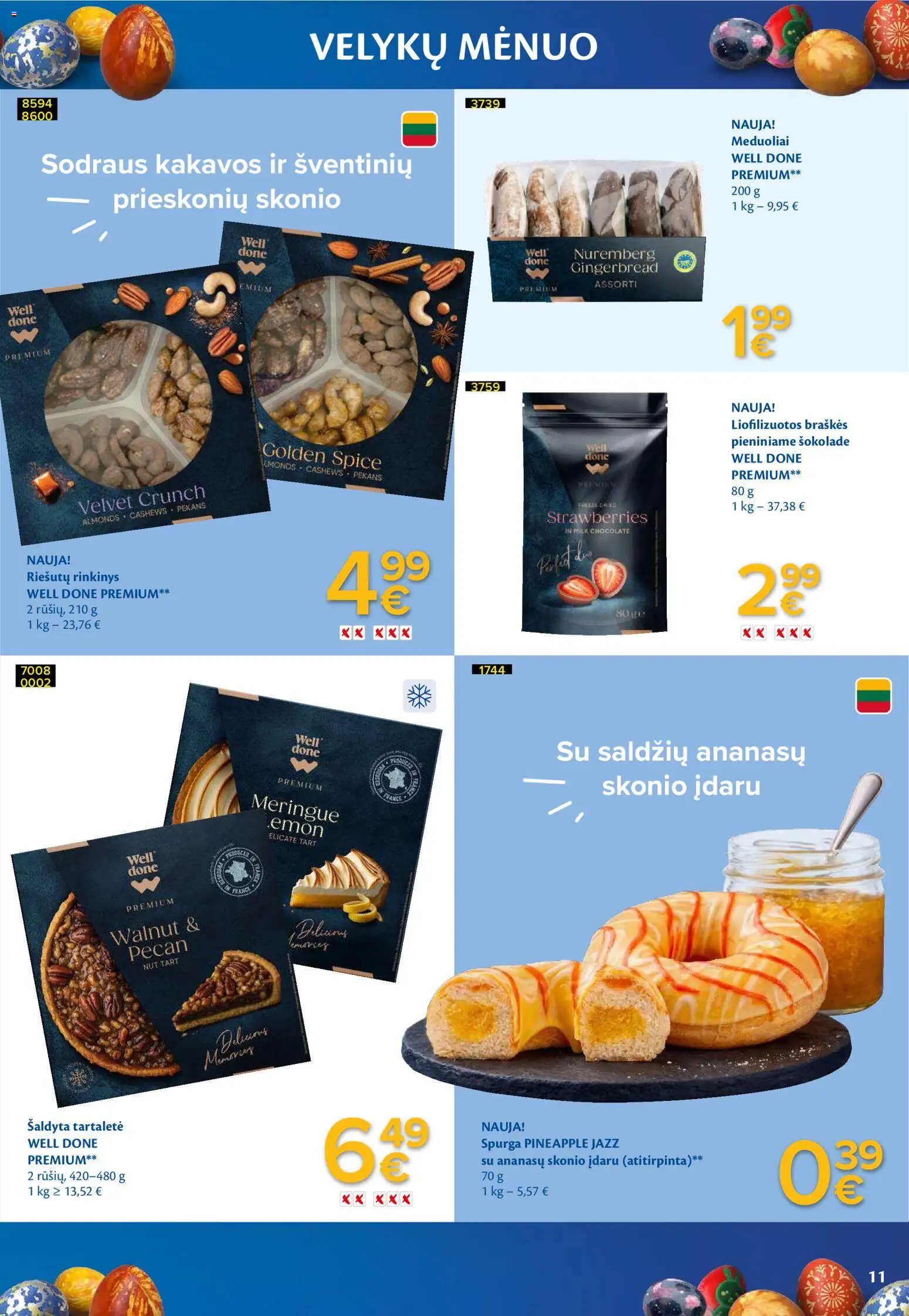 MAXIMA akcijos nuo 03.03.2026 | Puslapis: 11 | Prekių: Spurga, Braškės