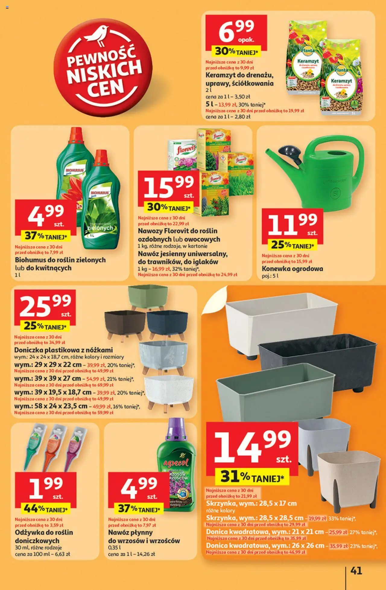 Auchan Gazetka - Pewność niskich cen Hipermarket od 11.09.2025 | Strona: 41 | Produkty: Doniczka, Odżywka