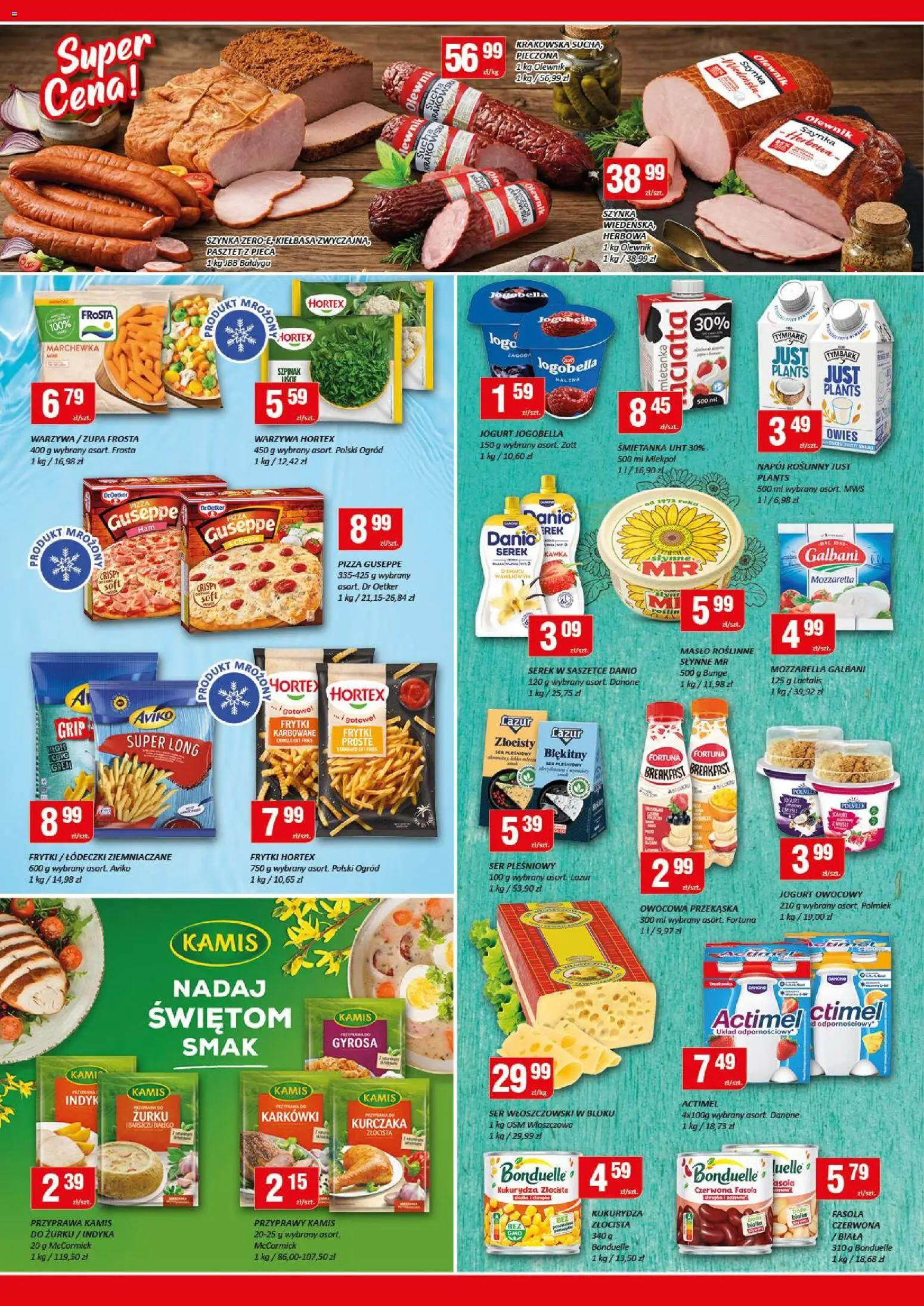 Chorten gazetka od 12.03.2026 | Strona: 2 | Produkty: Ser, Frytki, Marchewka, Warzywa