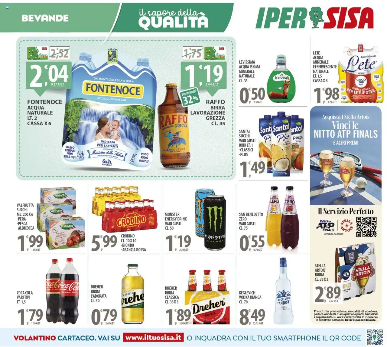 Volantino SISA del 23.09.2025 | Pagina: 13 | Prodotti: Vodka, Acqua, Pera, Smartphone