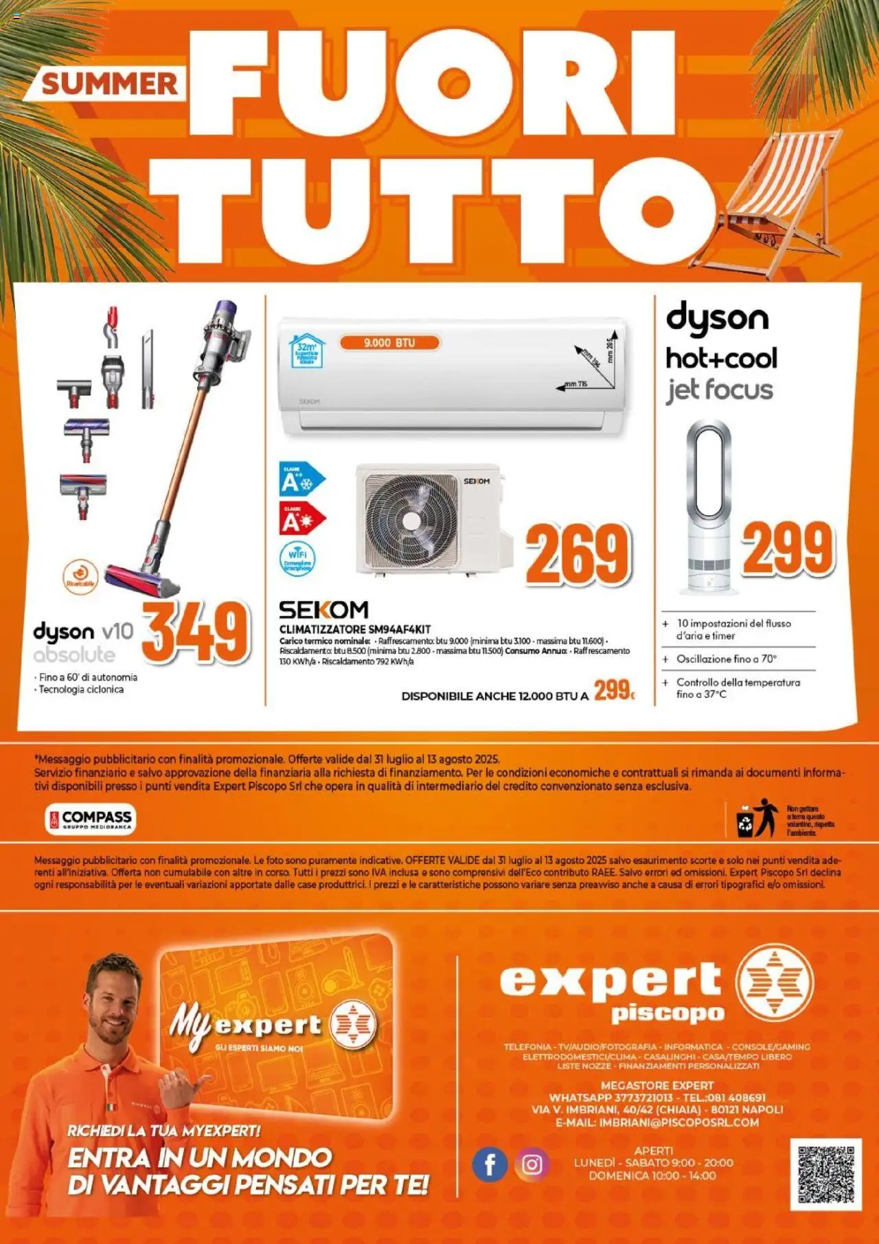 Volantino Expert del 31.07.2025 | Pagina: 32 | Prodotti: Climatizzatore, Tè, Dyson, Terra