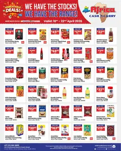 Africa Cash & Carry specials catalogue – valid from 16.04.2026 | Page: 18