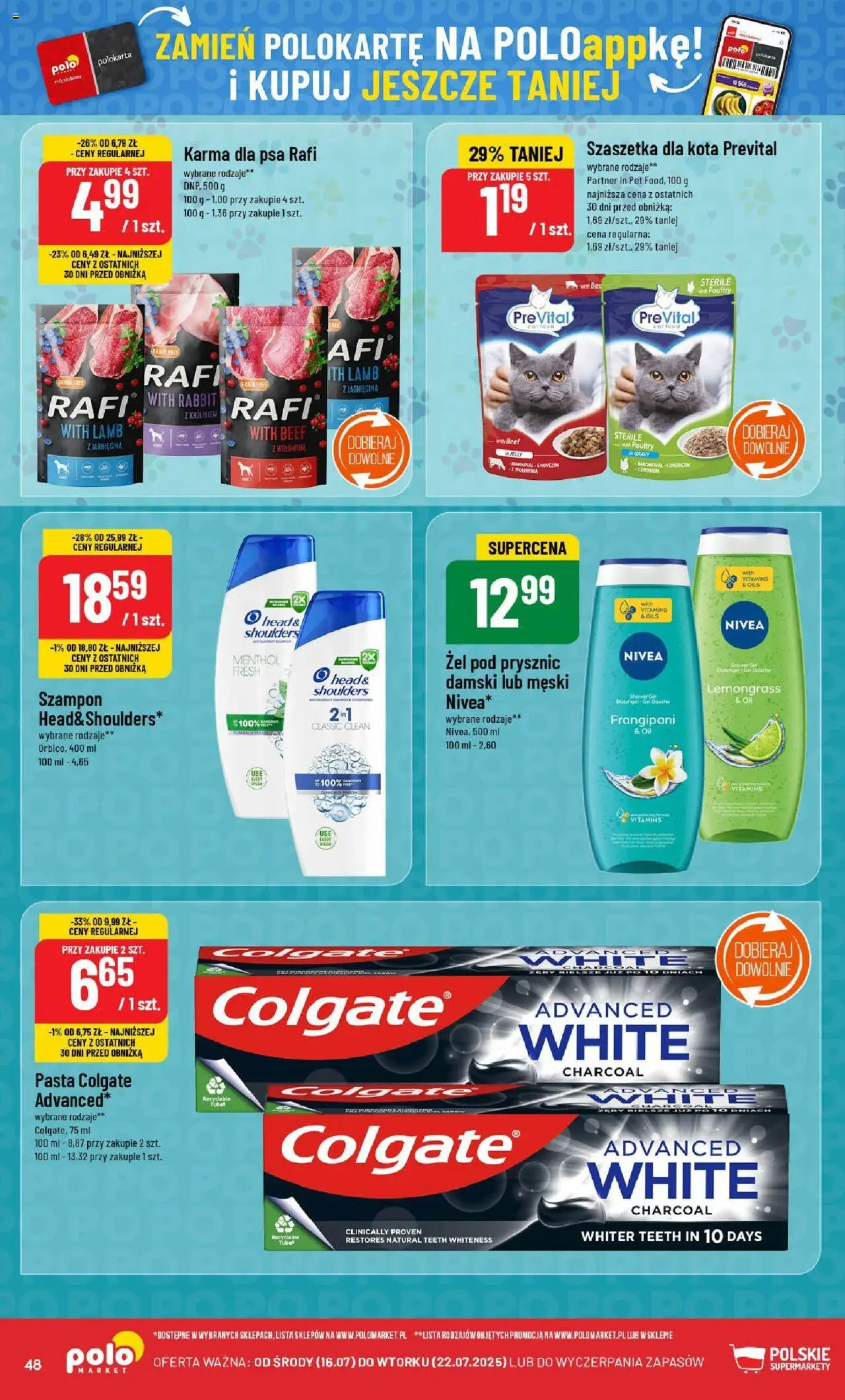 POLOmarket Gazetka od 16.07.2025 | Strona: 48 | Produkty: Jagnięcina, Prysznic, Wołowina, Żel pod prysznic