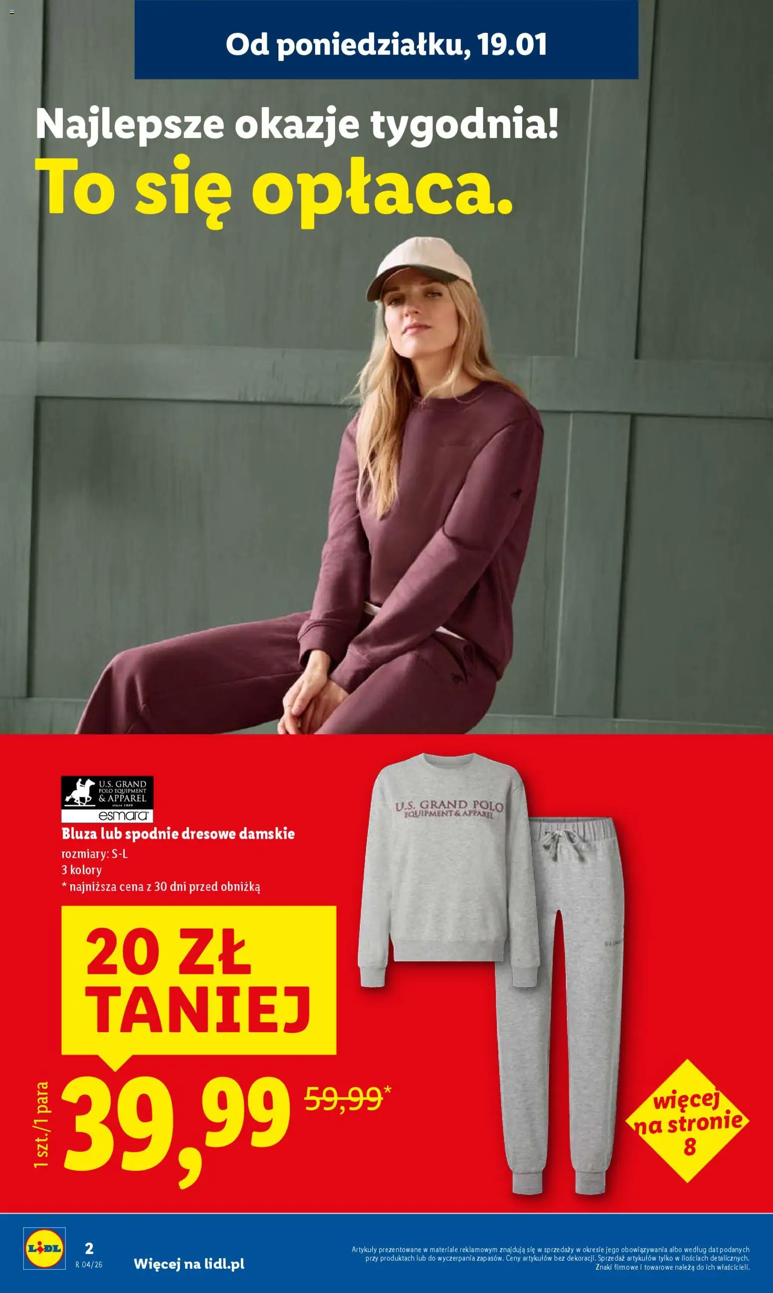 Lidl Katalog od 19.01.2026 | Strona: 2 | Produkty: Spodnie