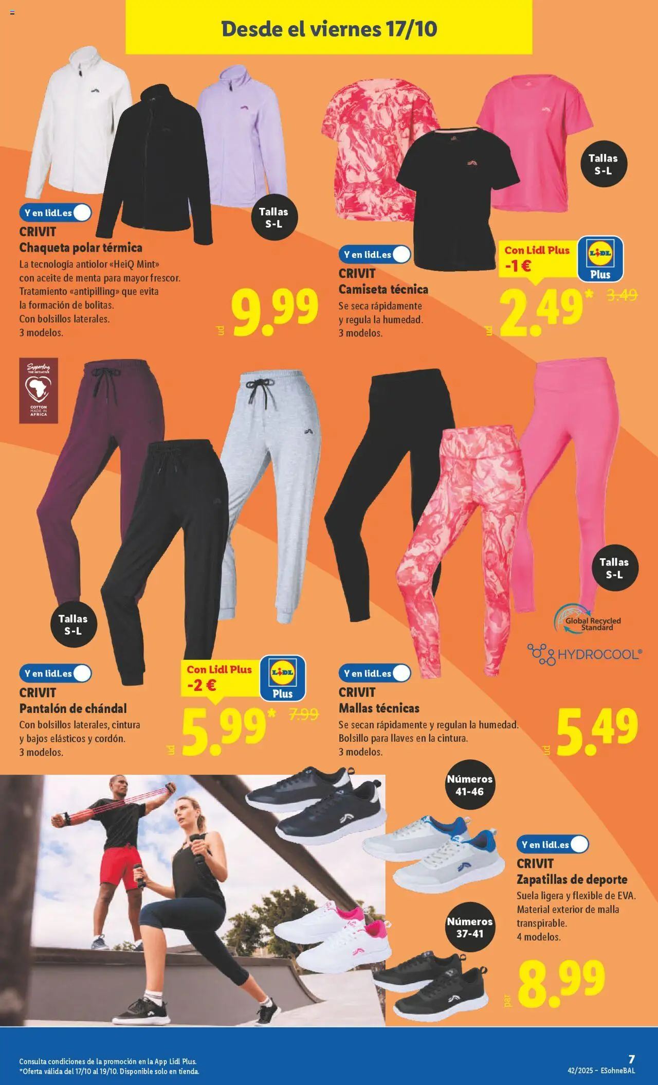 Lidl catálogo de bazar BCN │ válido desde el 13.10.2025 | Página: 11 | Productos: Chaqueta, Aceite, Zapatillas, Pantalón de chándal