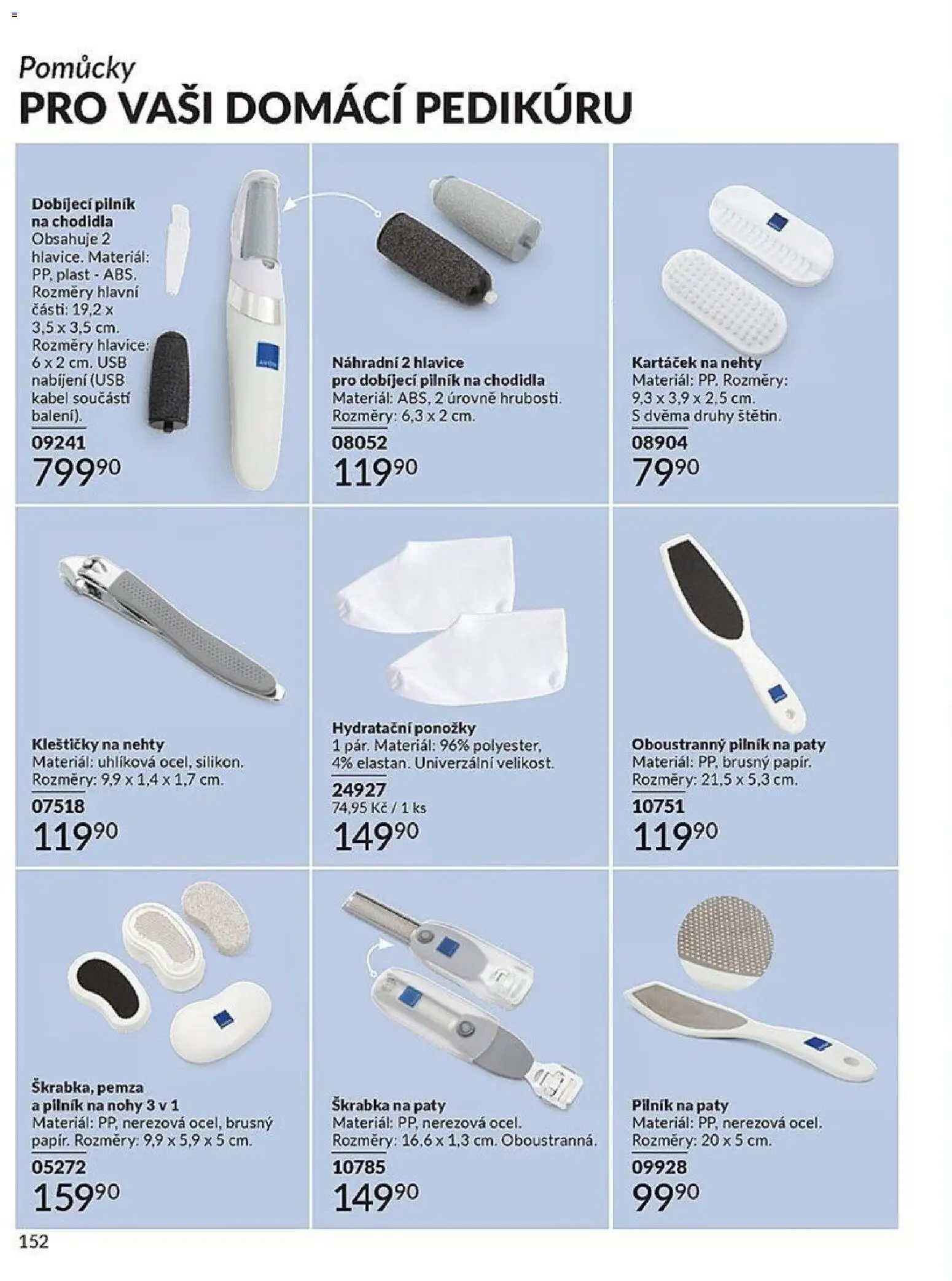 Avon katalog 3/2026 od 01.03.2026 | Strana: 152 | Produkty: Škrabka, Ponožky, Kabel, Nehty