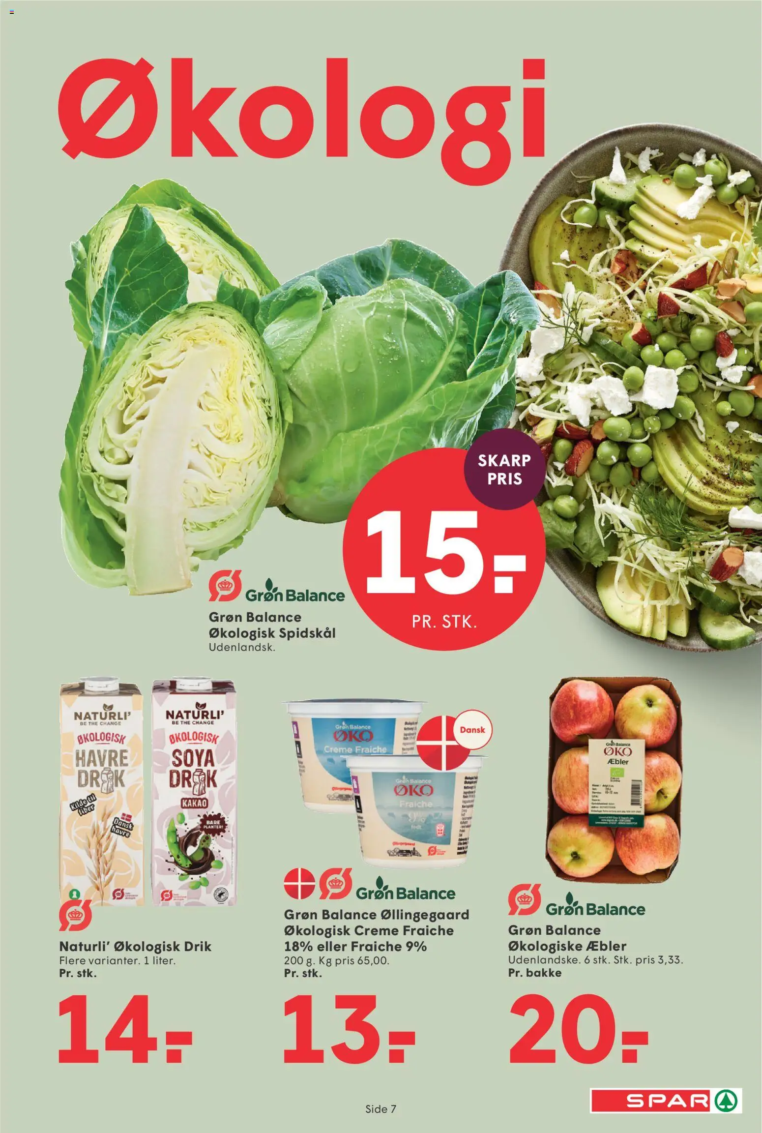 Spar tilbudsavis – gyldig fra 16.01.2026 | Side: 7 | Produkter: Creme, Æbler, Creme fraiche, Kakao