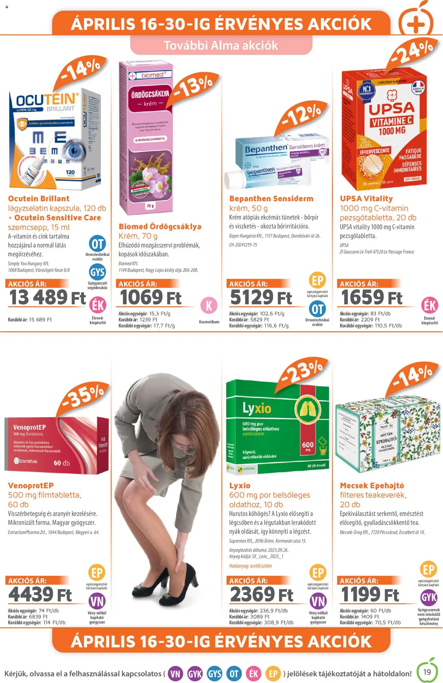 Alma Gyógyszertárak Akciós Újság 2026.04.01.-tól/töl - fantasztikus ajánlatokat! 🛍️ | Magyarország