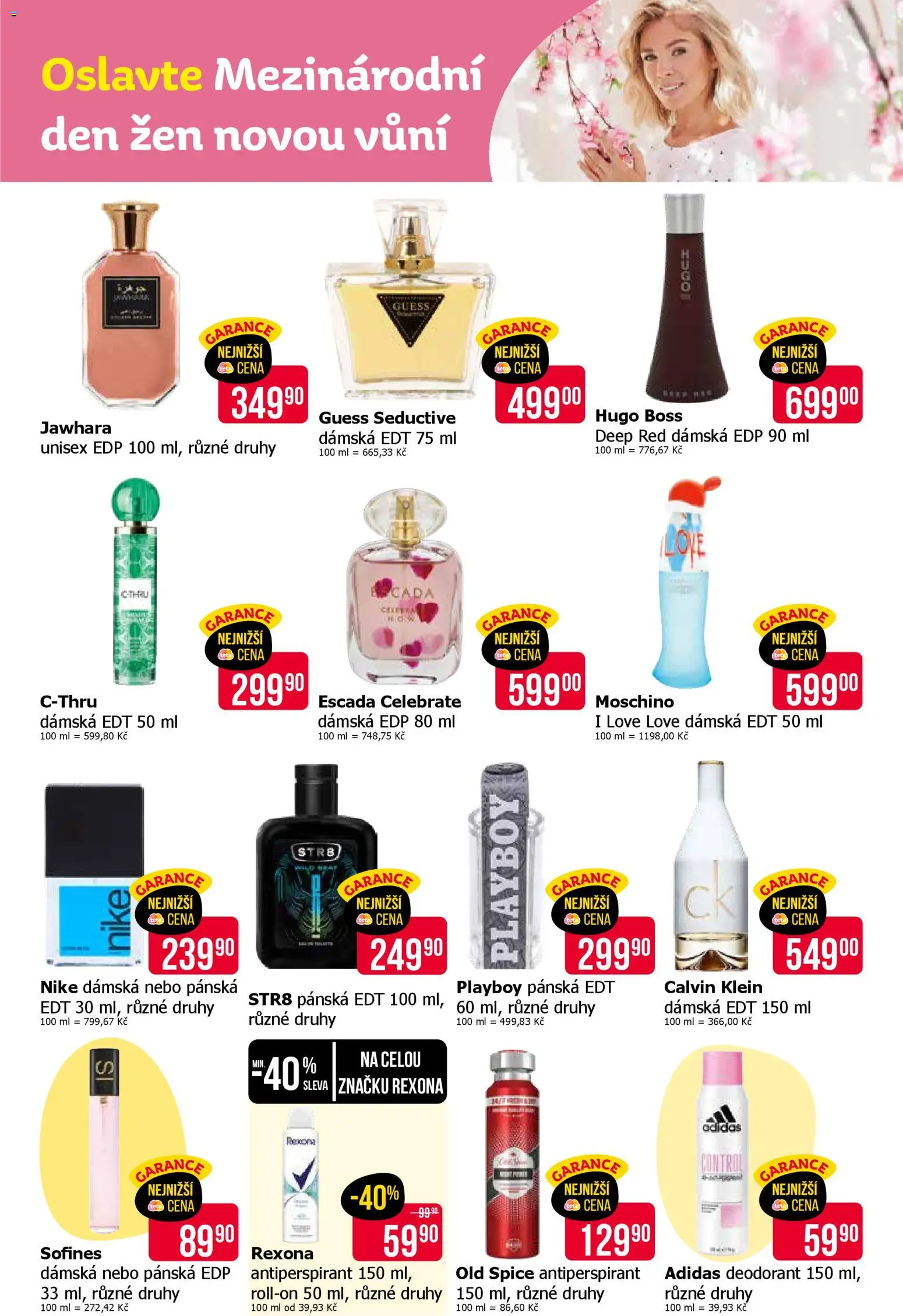 TETA Drogerie leták - Klub od 26.02.2026 | Strana: 2 | Produkty: Deodorant, Antiperspirant, Moschino, Rexona