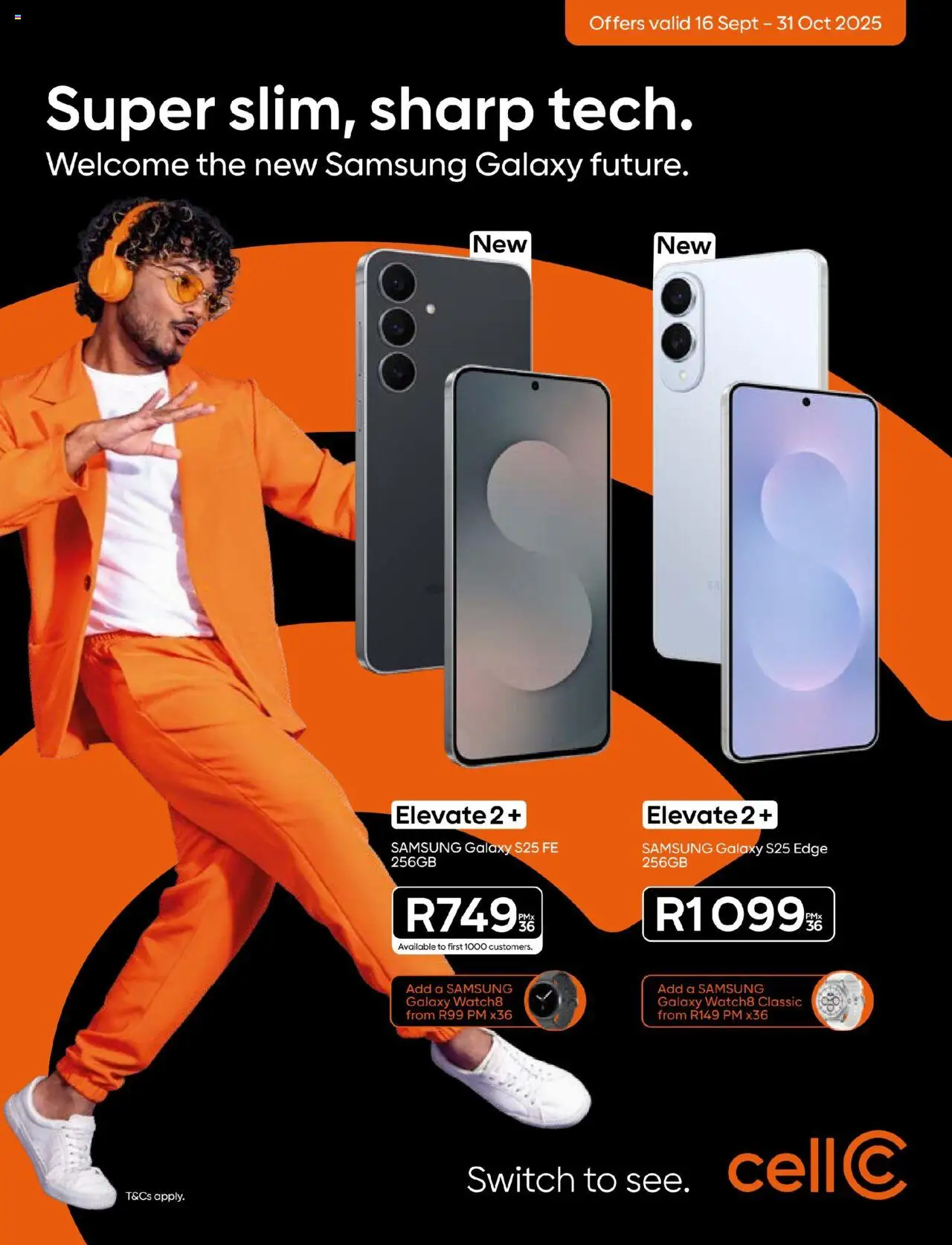 New Cell C catalogue – valid from 16.09.2025 | Page: 1 | Products: Switch