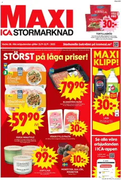 ICA Maxi - Enköping - Förhandsvisning av reklamblad från butik ICA Maxi aktuell från 15.09.2025