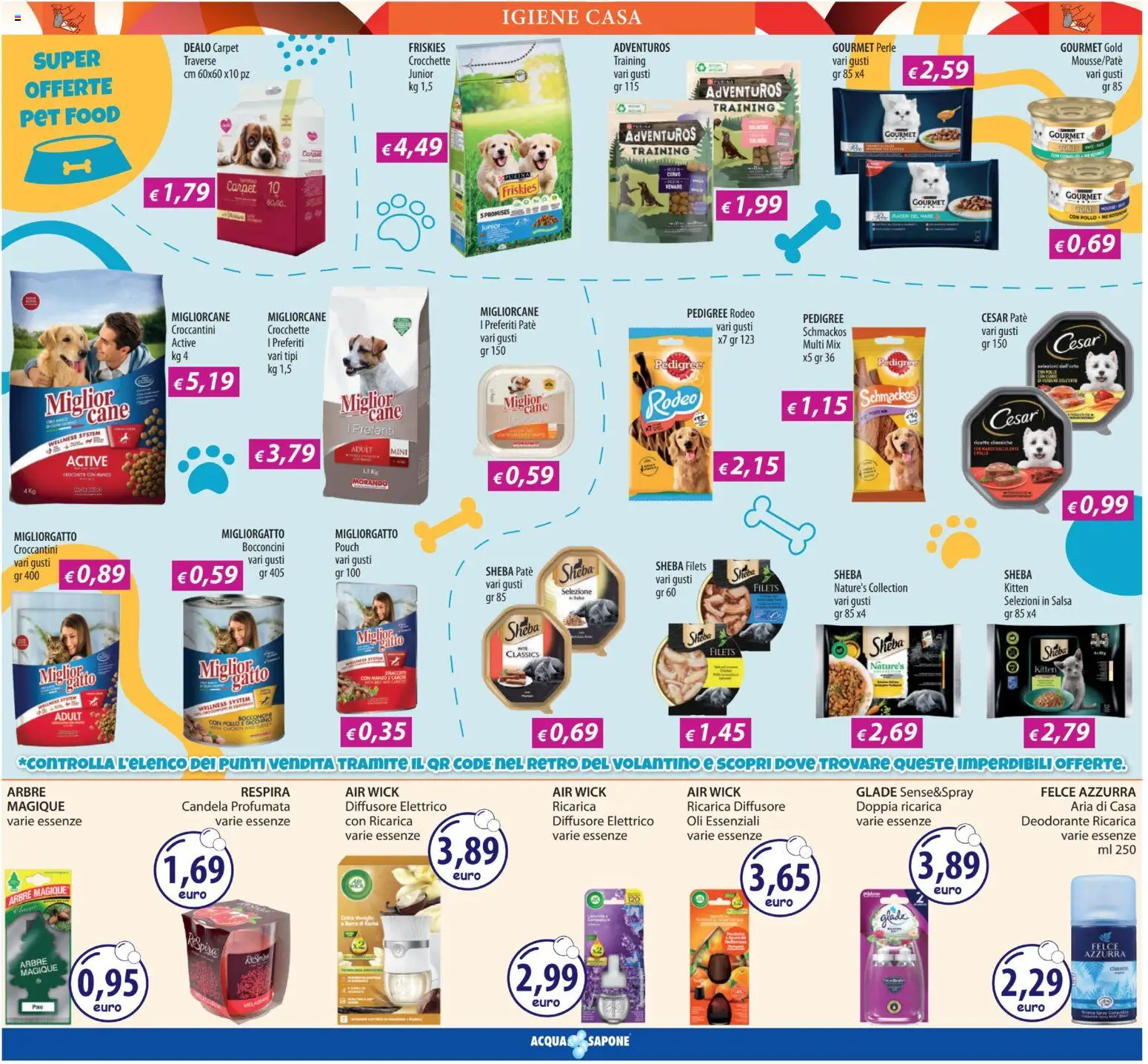 Volantino Acqua e Sapone del 05.03.2026 | Pagina: 17 | Prodotti: Sapone, Deodorante, Salsa, Crocchette