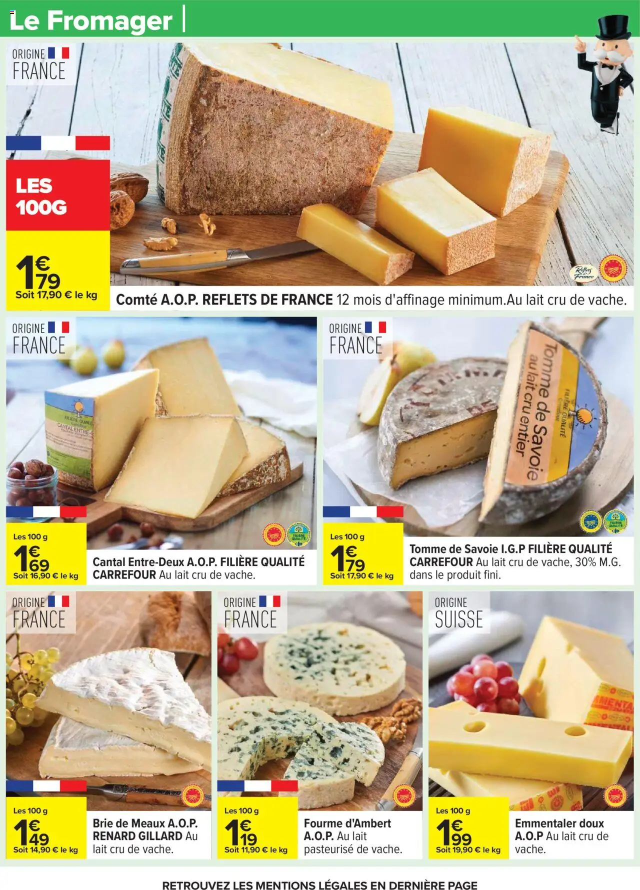  | Page: 19 | Produits: Rollers, Lait, Brie