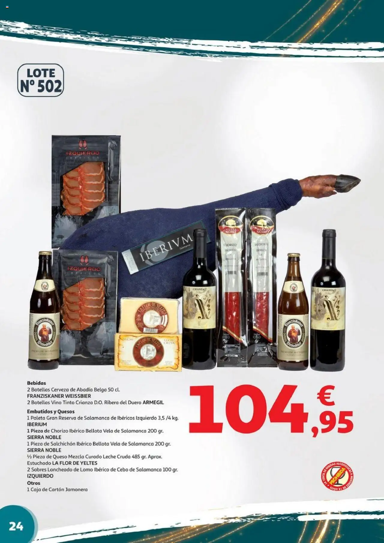Alcampo - Valencia y Castellón │ válido desde el 06.11.2025 | Página: 24 | Productos: Vino, Cerveza, Νυχτικό, Caja