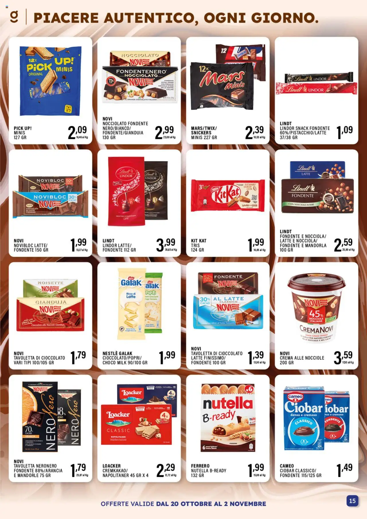 Volantino GECOP del 20.10.2025 | Pagina: 15 | Prodotti: Crema, Mandorle, Nocciole, Nutella