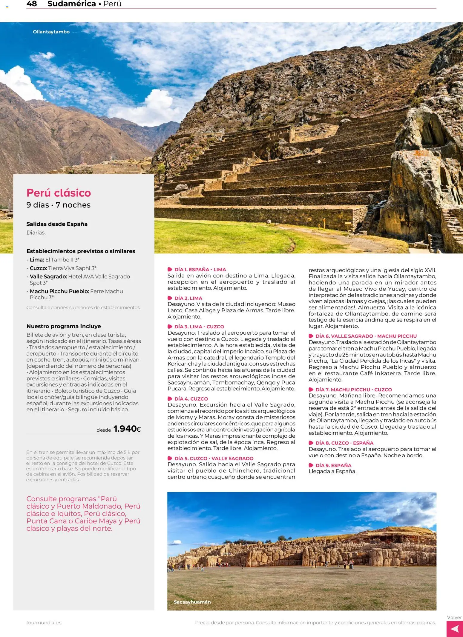 Viajes El Corte Inglés Centroamérica y Sudamérica │ válido desde el 01.01.2026 | Página: 47 | Productos: Lima, Café