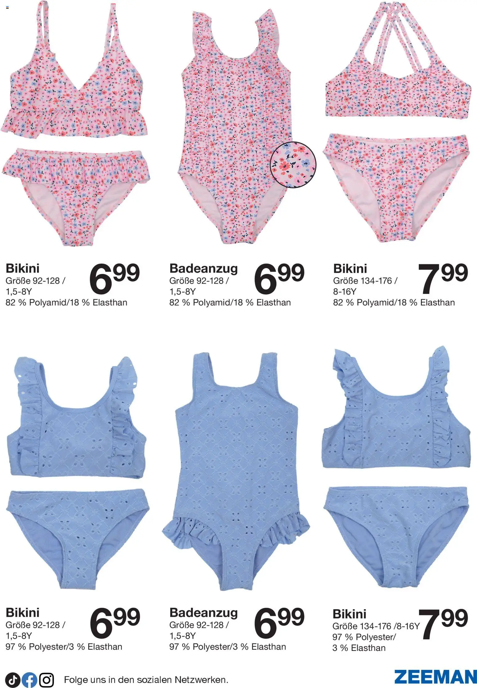 Zeeman Prospekt 	 – gültig ab 21.03.2026 | Seite: 31 | Produkte: Bikini, Badeanzug