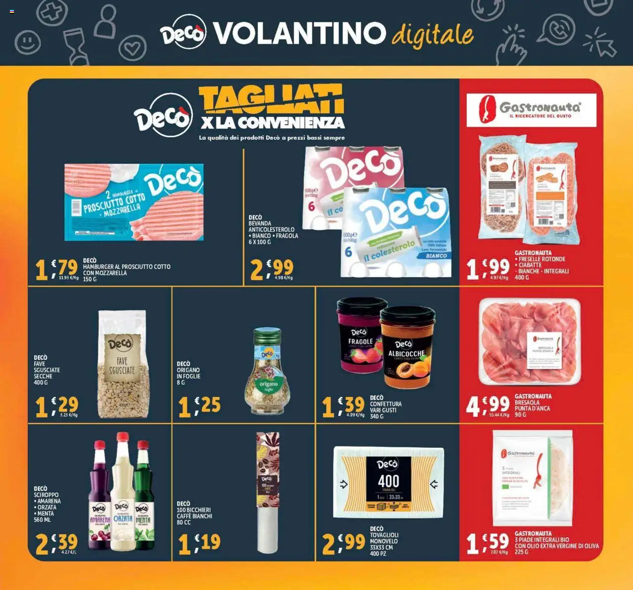 Volantino Decò del 08.08.2025 | Pagina: 32 | Prodotti: Caffè, Fragole, Albicocche, Amarena