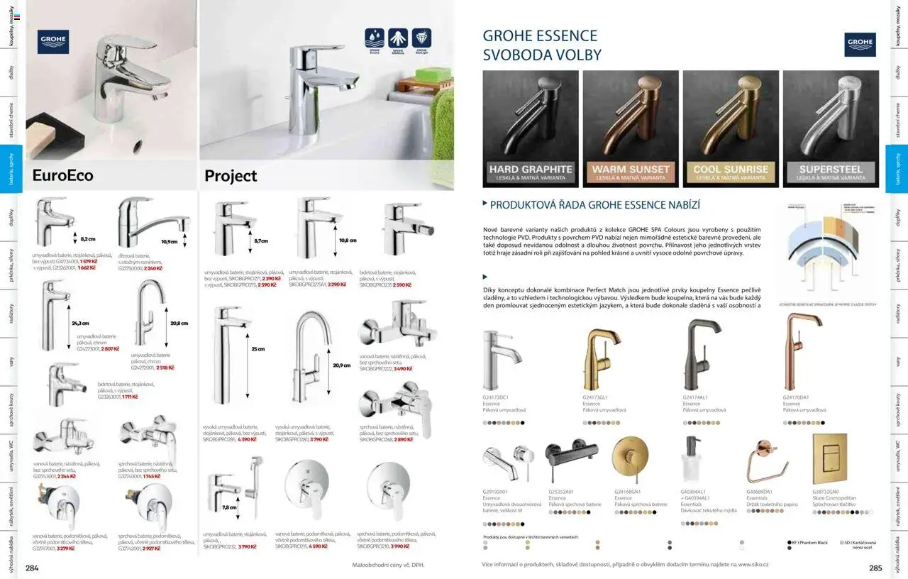 Siko koupelny katalog Koupelny 2025/2026 od 14.10.2025 | Strana: 143 | Produkty: Dávkovač, Essence, Wc, Baterie