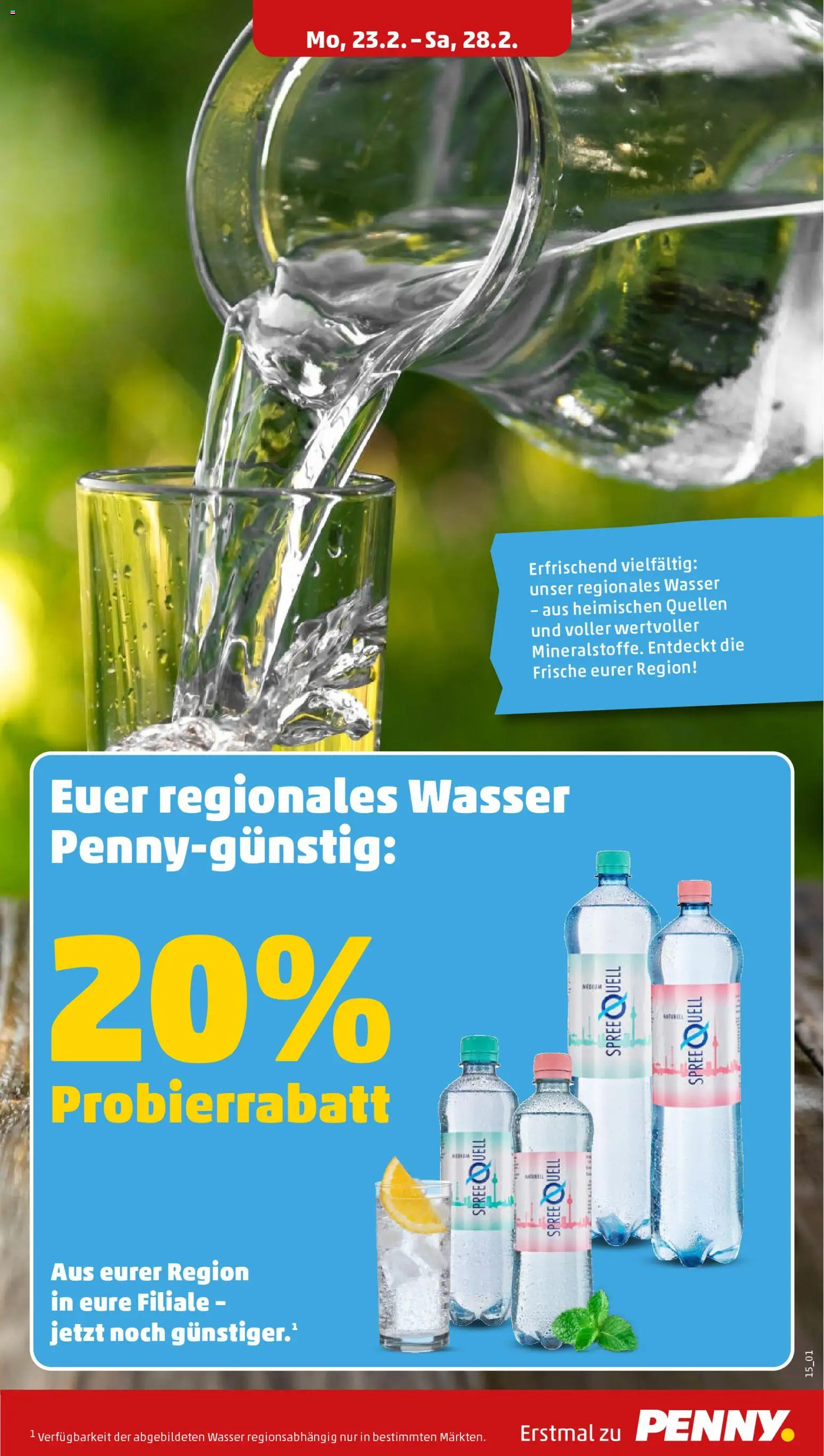 Penny Prospekt 	 – gültig ab 23.02.2026 | Seite: 19 | Produkte: Wasser