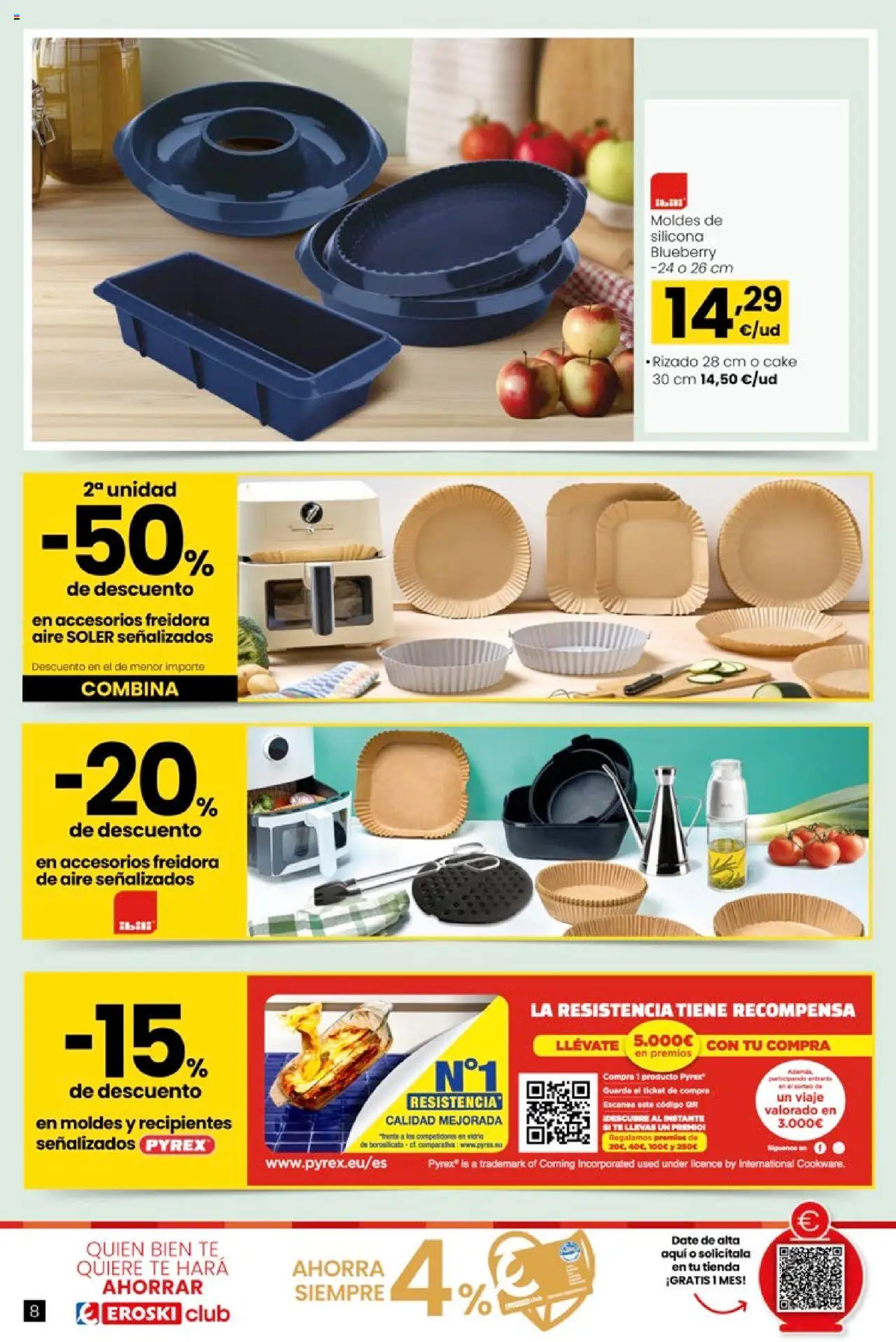 Eroski - Oh! Qué chef │ válido desde el 09.10.2025 | Página: 8 | Productos: Té, Freidora