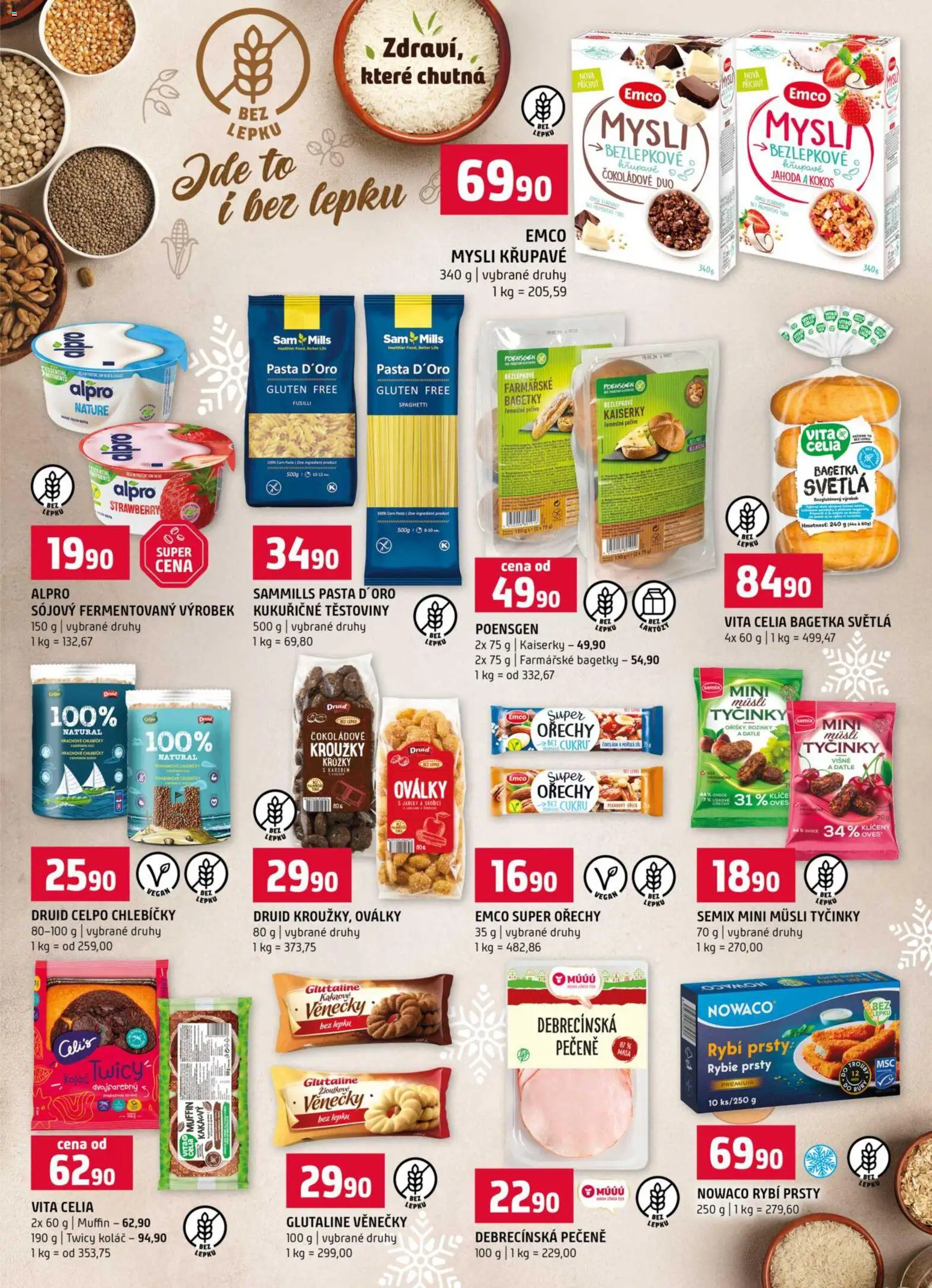 Terno leták - Prachatice  od 17.12.2025 | Strana: 7 | Produkty: Rozinky, Těstoviny, Müsli tyčinky, Mysli