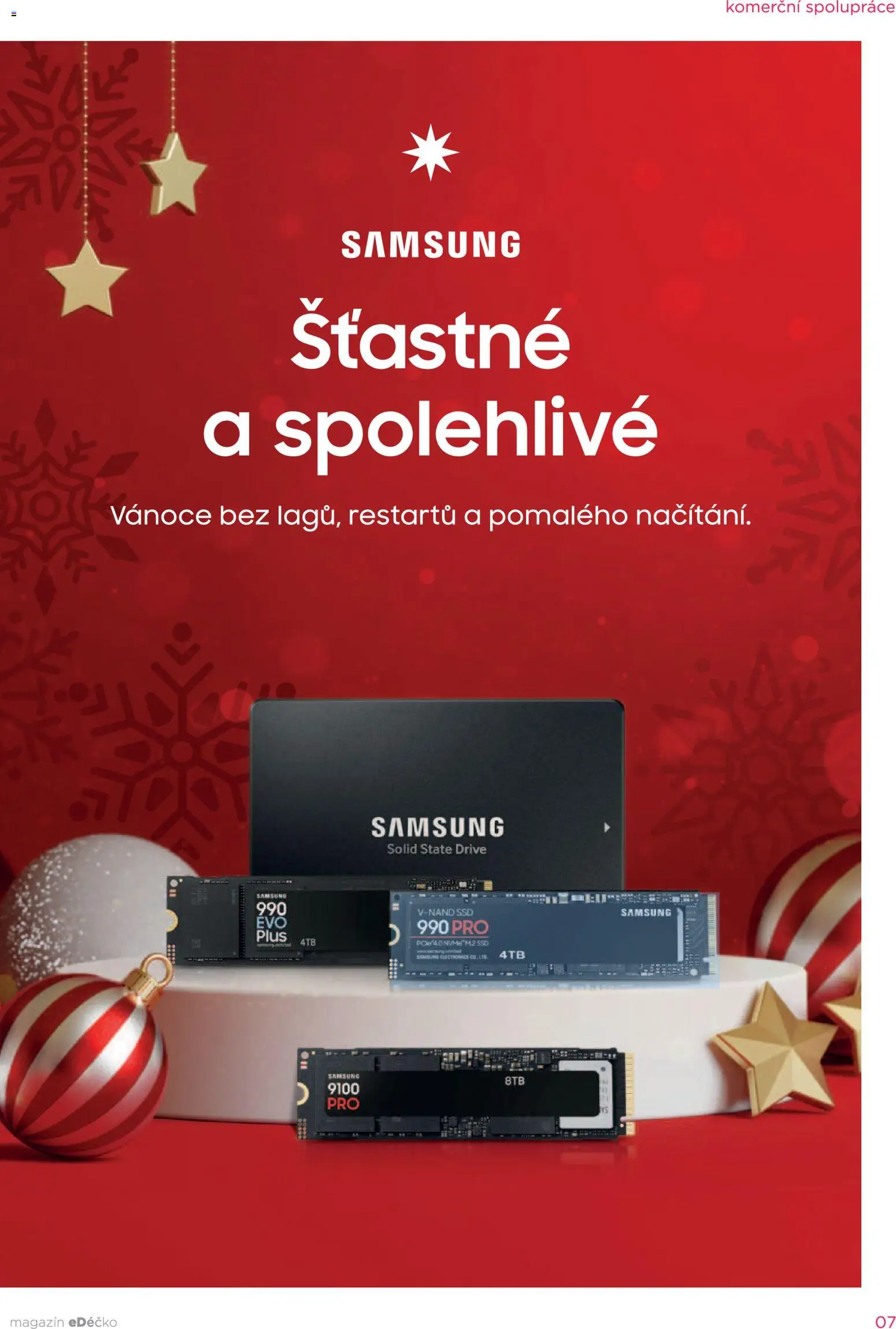 Nové ED Profi akcie – leták je platný od 05.12.2025 | Strana: 7 | Produkty: Samsung