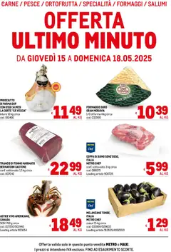 Anteprima del volantino Offerte freschissimi Metro	 valido a partire dal 15.05.2025