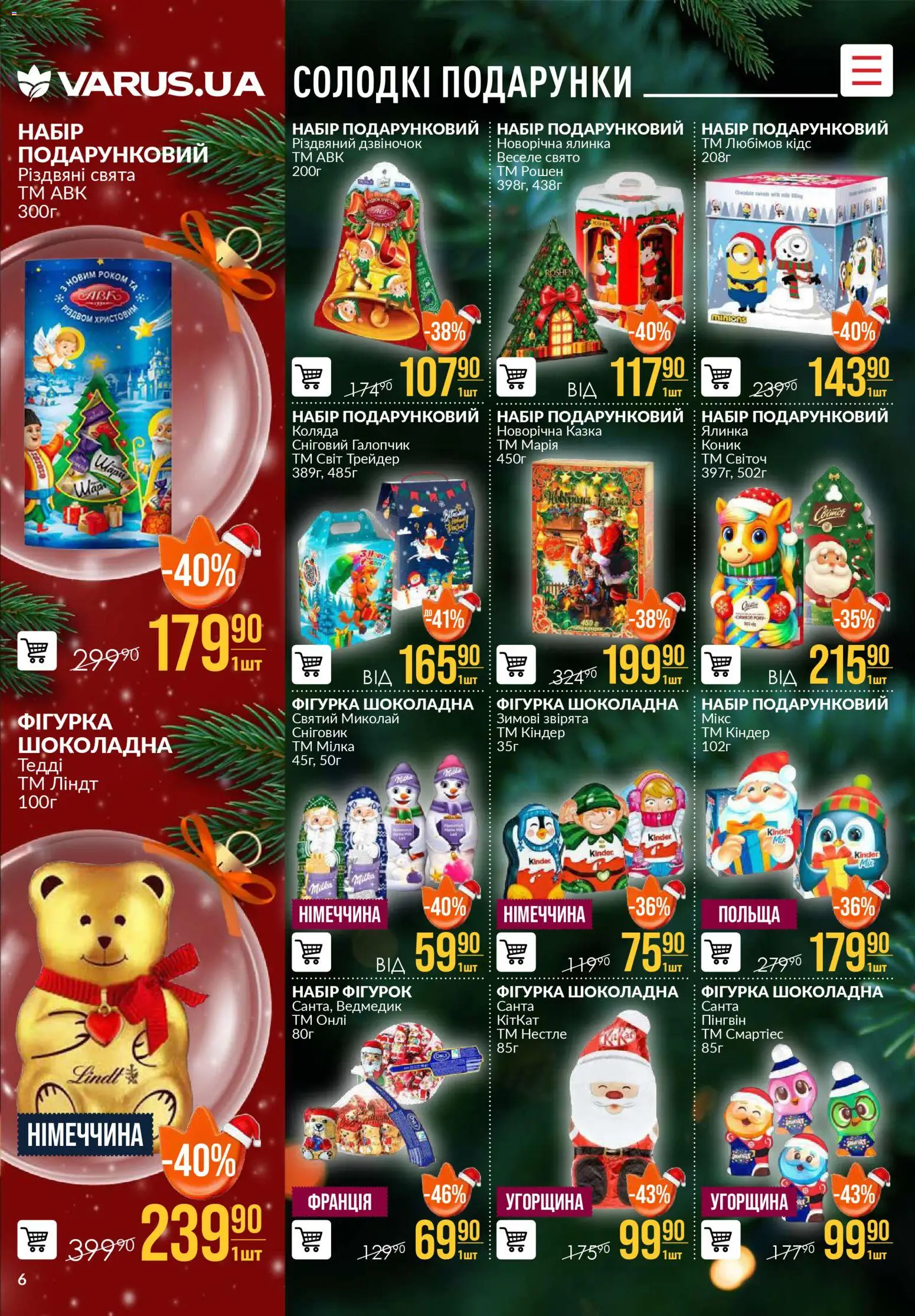 VARUS Kаталог - дійснийкції з 18.12.2025 | Сторінка: 6