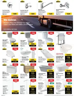 Builders specials catalogue – valid from 13.01.2026 | Page: 8 | Products: Towel, Basin, Tap, Stock