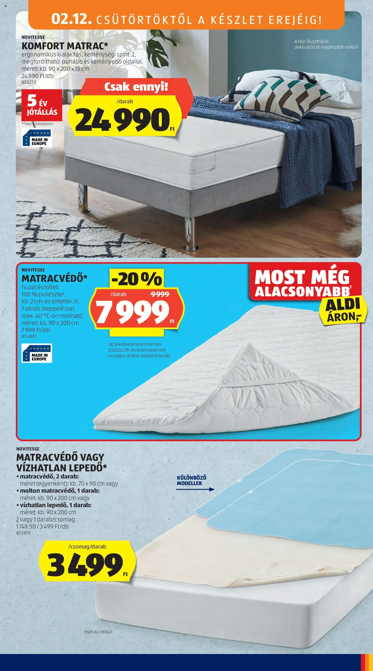 Aldi akciós ujság - amely érvényes a következő dátumtól: 12.02.2026 | Oldal: 5