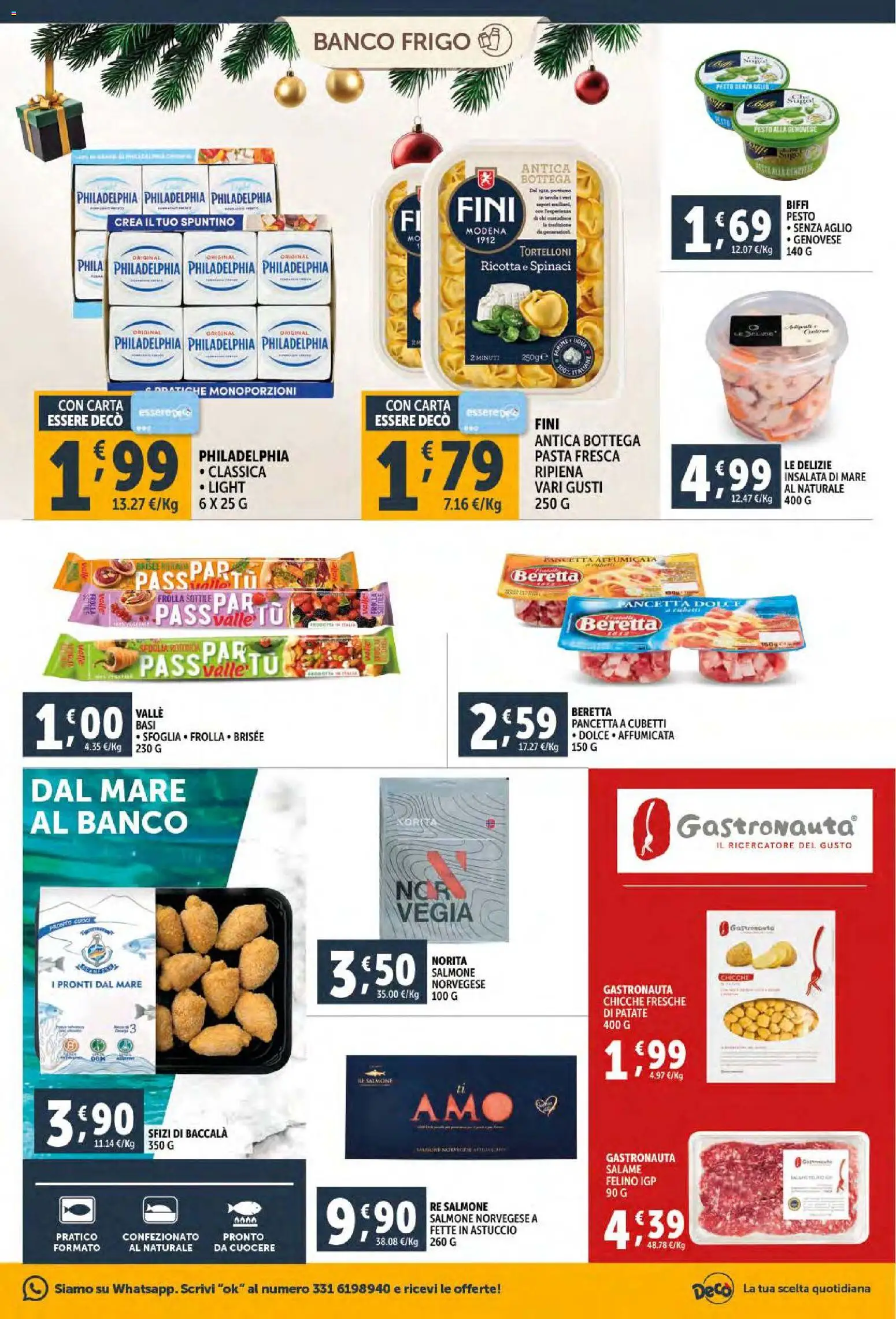 Volantino Decò del 02.12.2025 | Pagina: 15 | Prodotti: Salame, Pancetta, Aglio, Spinaci