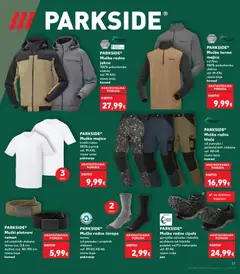 PARKSIDE® Muška radna jakna, 100% poliesterska vlakna vel. M-XXL razne boje komad - Pregled kataloga iz trgovine Kaufland, vrijedi od 05.11.2025 | Stranica: 31 | Proizvodi: Majica, Jakna, Čarape, Parkside