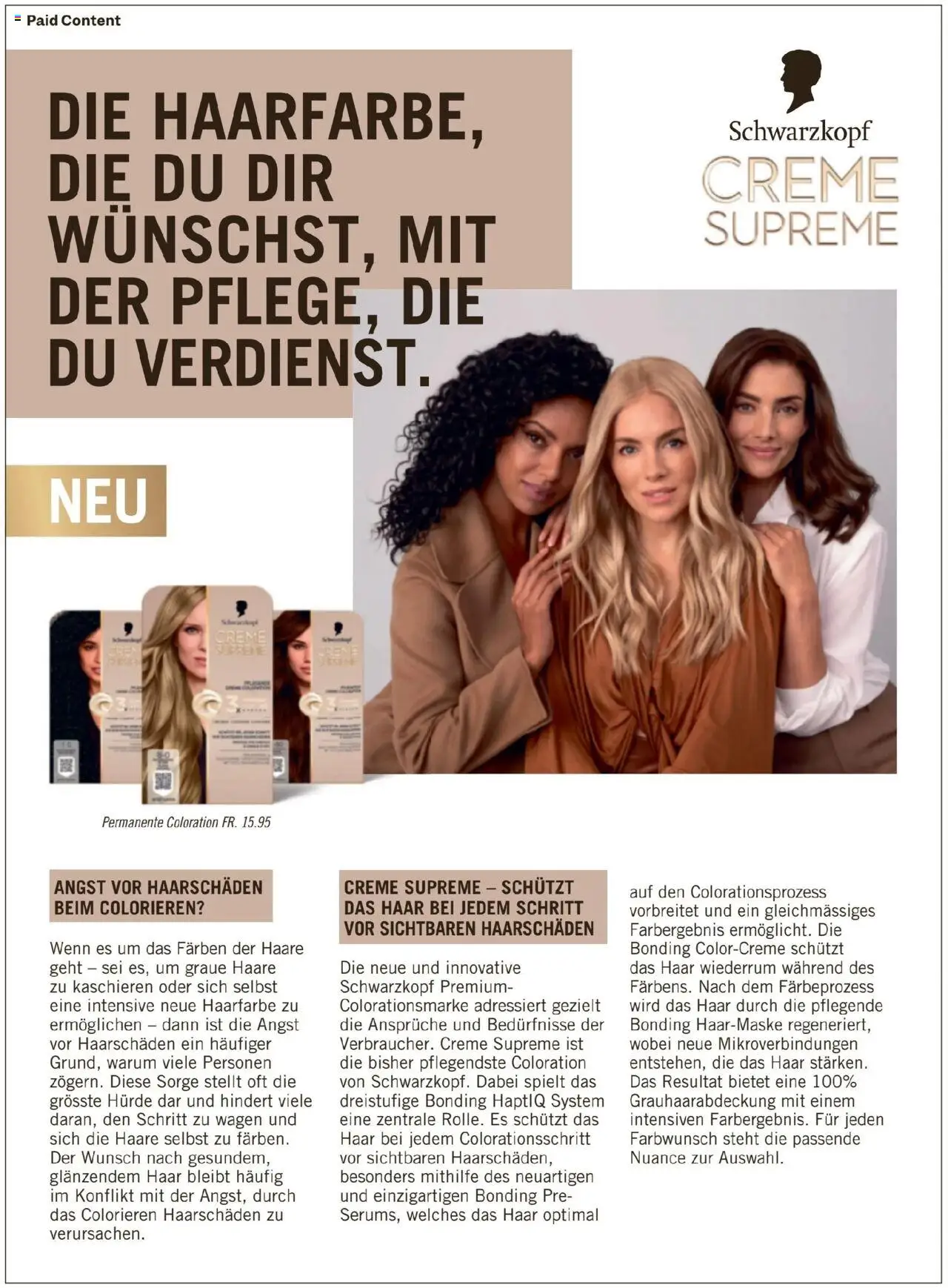 Migros Magazin ab 10.06.2025 | Seite: 42 | Produkte: Haarmaske, Haarfarbe, Creme