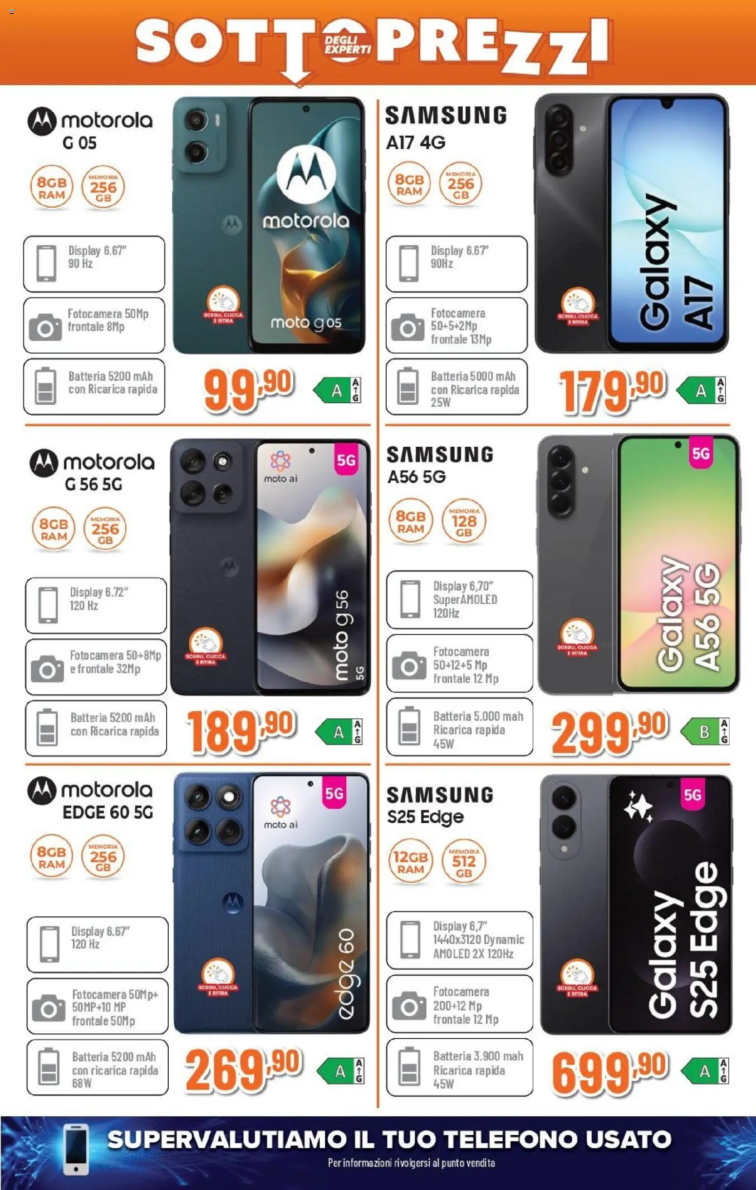 Volantino Expert del 26.02.2026 | Pagina: 2 | Prodotti: Telefono, Fotocamera, Batteria, Samsung