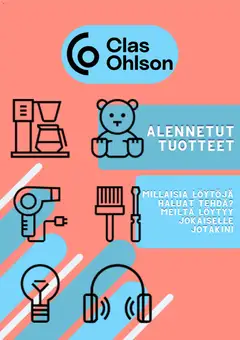 Clas Ohlson-mainoslehti voimassa 06.01.2026 alkaen