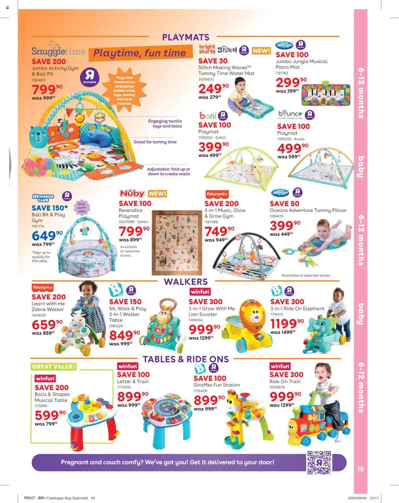 Babies R Us Specials │ valid from 21.08.2025 | Page: 19 | Products: Toys, Pillow, Couch, Water