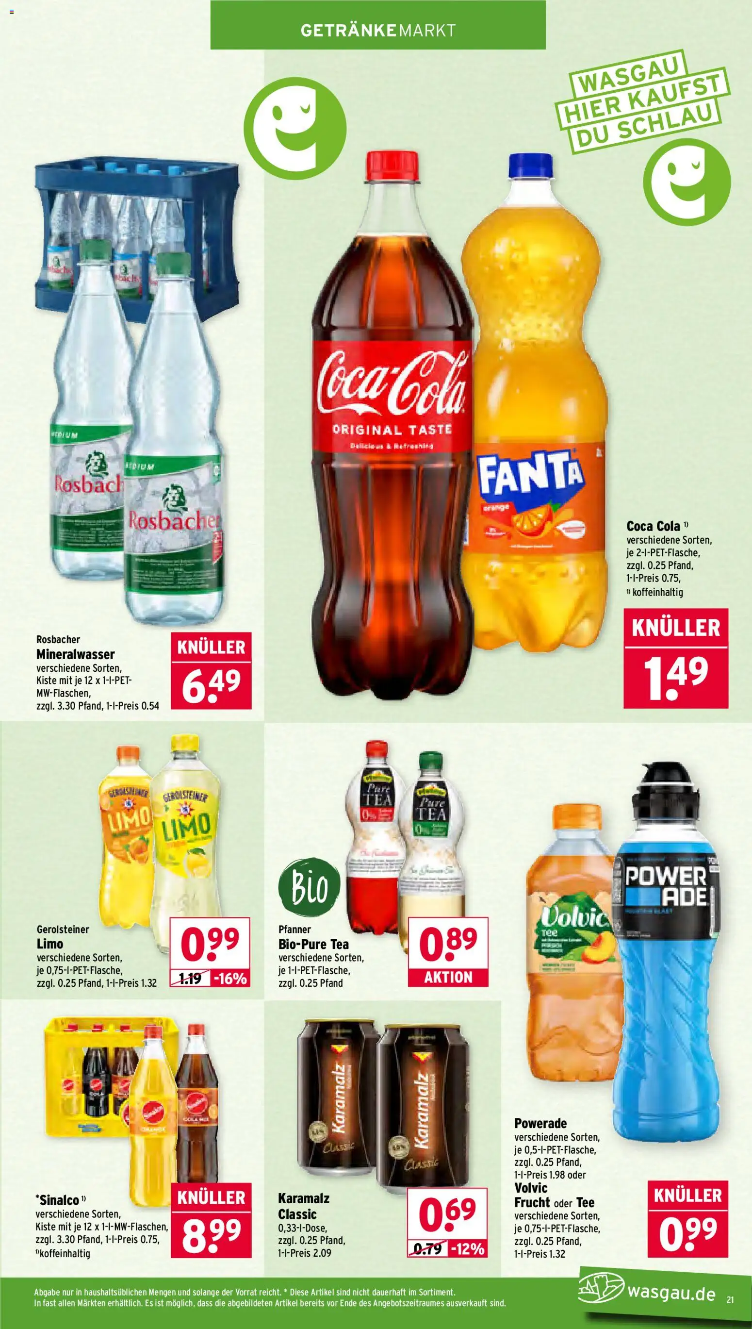 Wasgau Prospekt 	 – gültig ab 23.03.2026 | Seite: 21