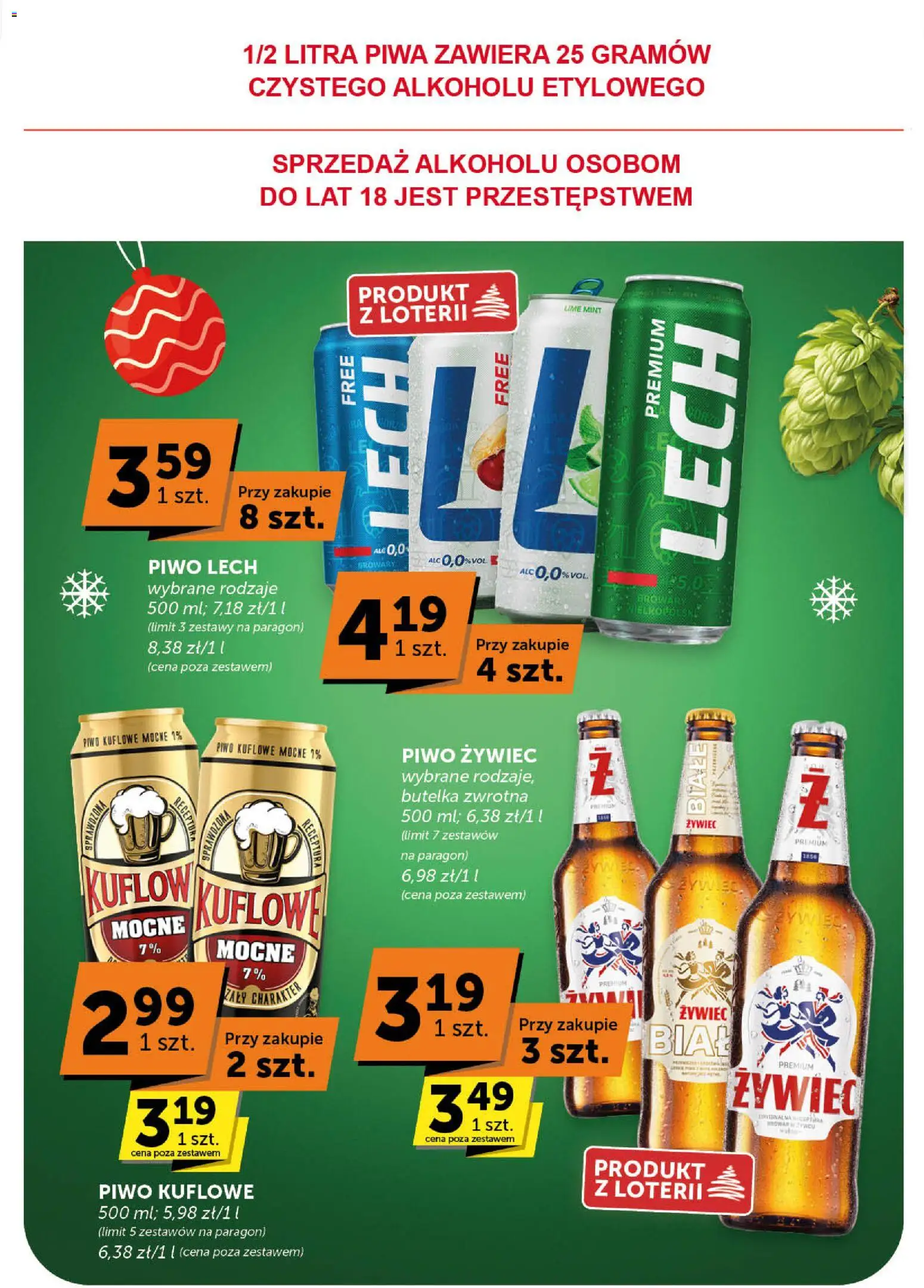 Groszek Gazetka - Market od 27.11.2025 | Strona: 38 | Produkty: Piwo