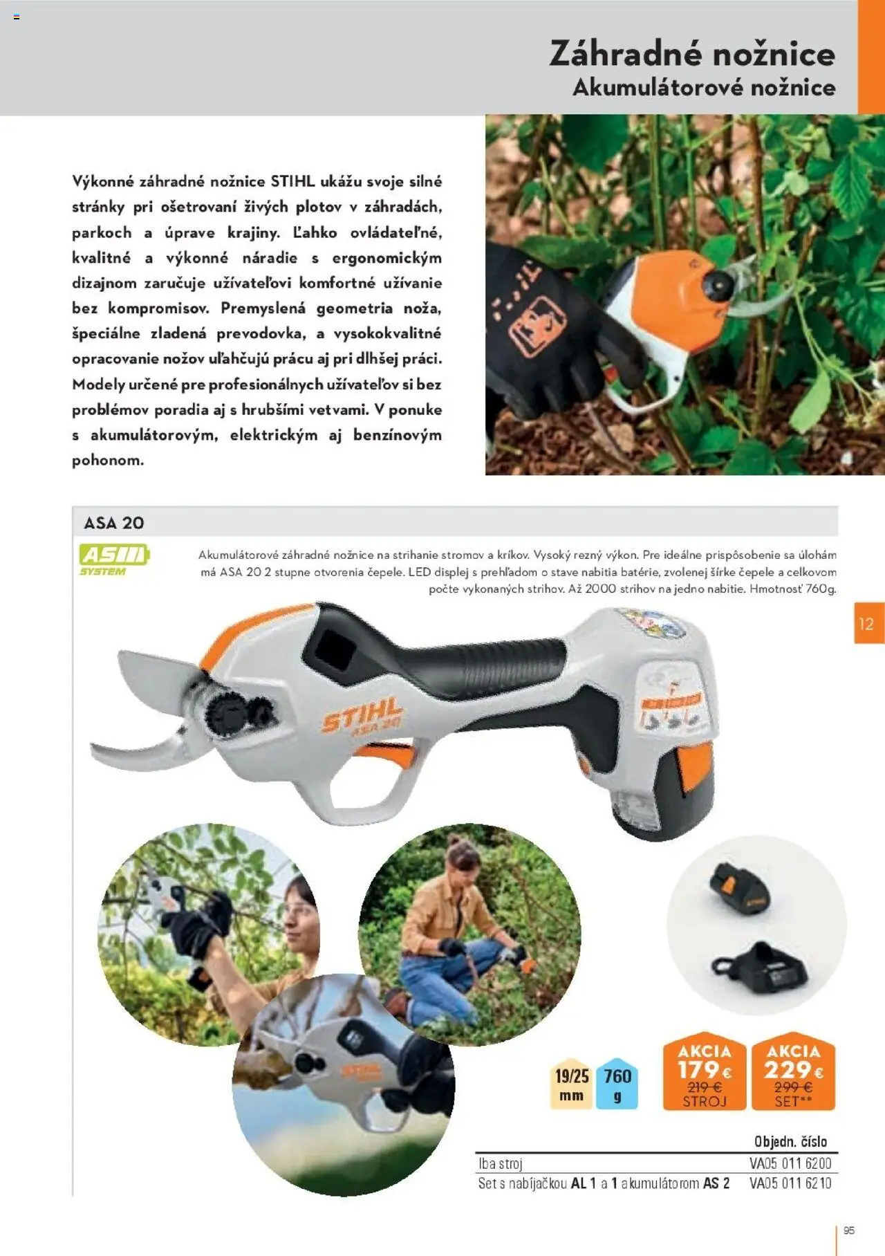 Nové STIHL akcie – leták je platný od 29.09.2025 | Strana: 95 | Produkty: Náradie, Led