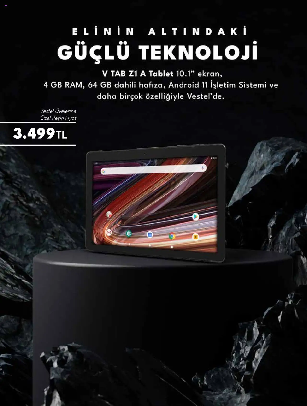 Vestel Mobil ve Akıllı Ürünler - 03.09.2025 tarihinden itibaren geçerlidir | Sayfa: 8 | Ürünler: Tablet