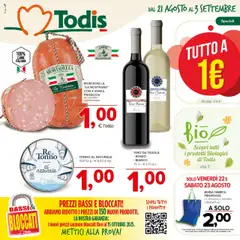 Anteprima del volantino Todis Sicilia catalogo valido a partire dal 21.08.2025