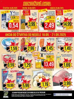 Nové Klas akcie – leták je platný od 16.09.2025 | Strana: 21
