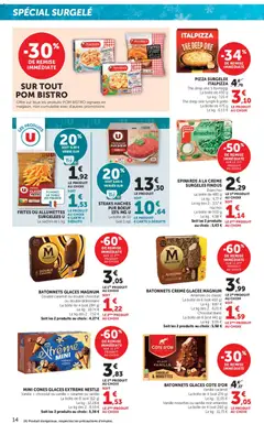 U Express - Prévisualisation de U Express catalogue valide à partir de 21.04.2026 | Page: 14 | Produits: Pizza surgelée, Crevettes, Pizza, Crème
