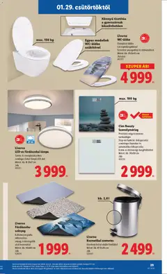 Lidl Akciós újság - amely érvényes a következő dátumtól: 29.01.2026 | Oldal: 29