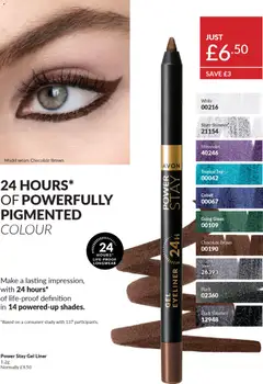 Preview of Avon - Catalogue valid from 01.04.2026 | Page: 25 | Products: Eyeliner, Chocolate
