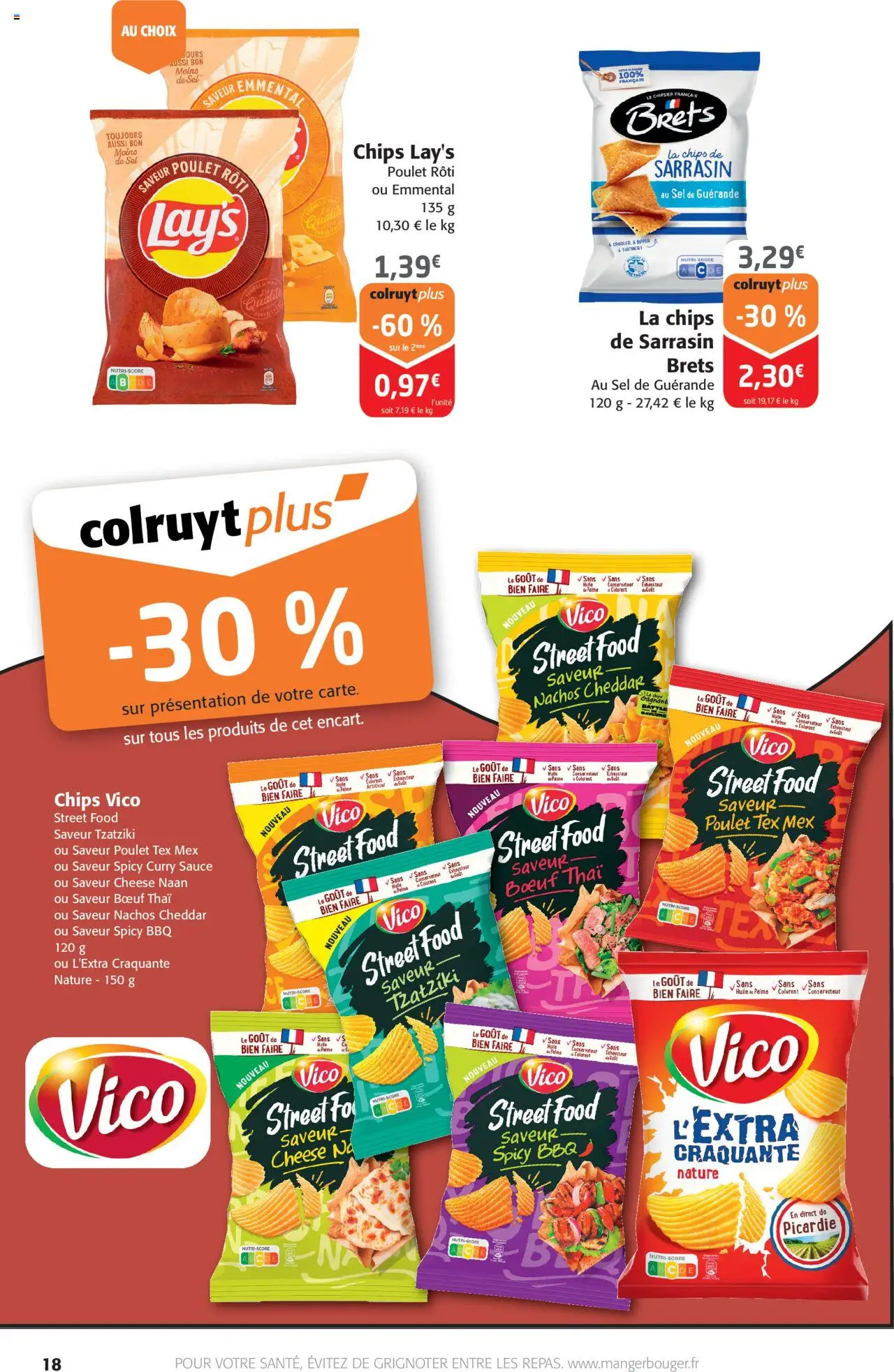 | Page: 18 | Produits: Emmental, Nachos, Sel, Cheddar