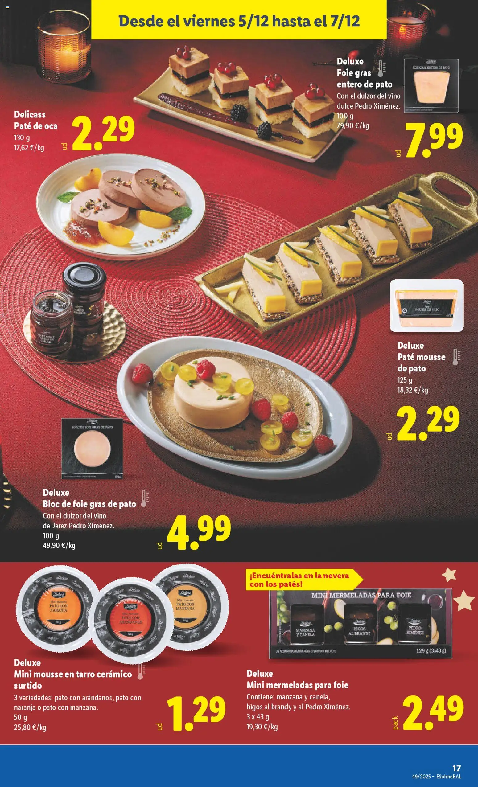 Lidl folleto │ válido desde el 01.12.2025 | Página: 41 | Productos: Mousse, Paté, Manzana, Μαύρο πιπέρι