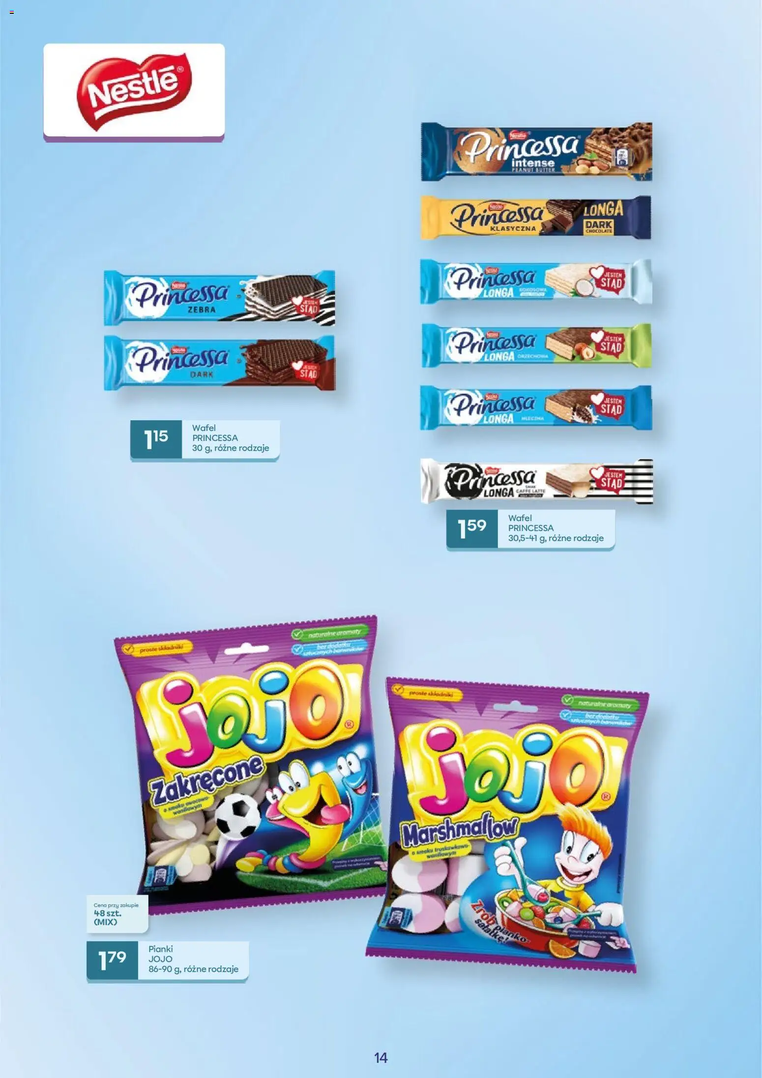 Eurocash gazetka - Słodycze, kawy, herbaty od 02.03.2026 | Strona: 14 | Produkty: Pianki